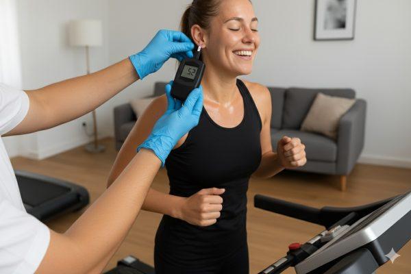 Leistungsdiagnostik Laufband Laktat-Test