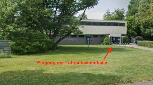 Allwetterbad Lintorf - Eingang Lehrschwimmhalle