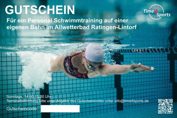 Gutschein Personal Schwimmtraining Ratingen