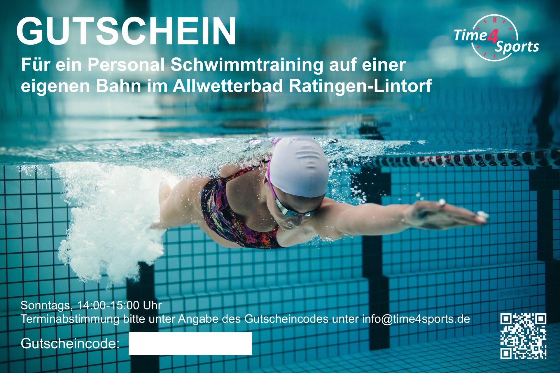 Gutschein Personal Schwimmtraining Ratingen
